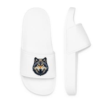 Loup - Claquettes Femme - blanc - Devant