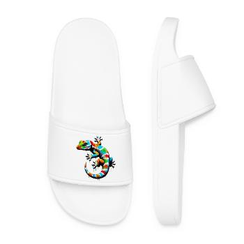 Gecko - Women’s Pool Sliders - white - Front