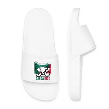 Garda Ride Scenic Cycling Design - Women’s Pool Sliders - white - Front