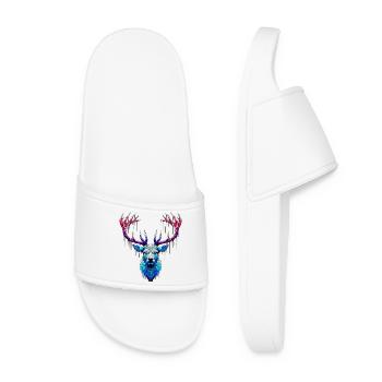 Cerf des glaces - Claquettes Femme - blanc - Devant