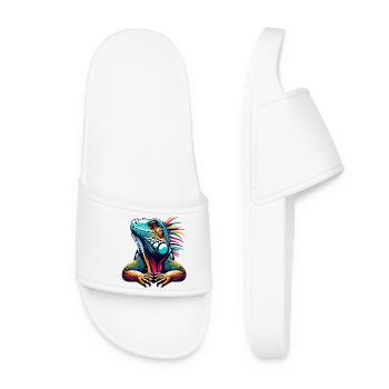 Iguana - Women’s Pool Sliders - white - Front