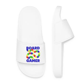 Board Game Fan Color Path - Women’s Pool Sliders - white - Front