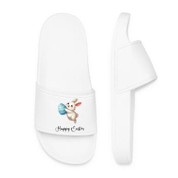 bunny rabbit easter bunny - Women’s Pool Sliders - white - Front