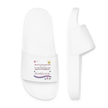 School Child First Class - Women’s Pool Sliders - white - Front