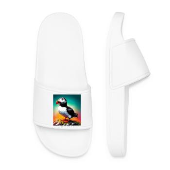 puffin - Women’s Pool Sliders - white - Front