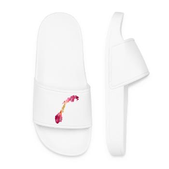 Norvège - Norvège - Norvège - Drapeau - Scandinavie - Claquettes Femme - blanc - Devant