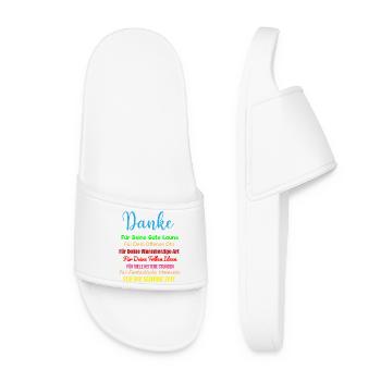 Collègues Collègues de travail Merci Dire cadeau - Claquettes Femme - blanc - Devant