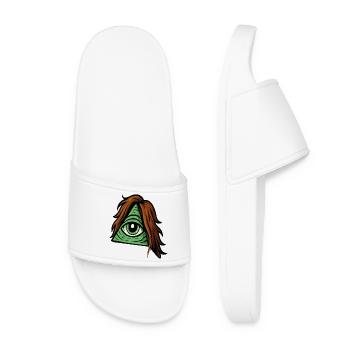 Haariminati – The Hairiest Secret - Women’s Pool Sliders - white - Front