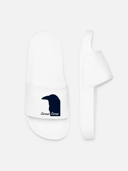 Corvus Corax - Women’s Pool Sliders - white