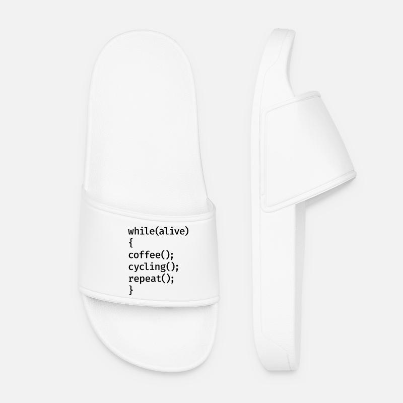 Cyclage du codage - Claquettes Femme - blanc