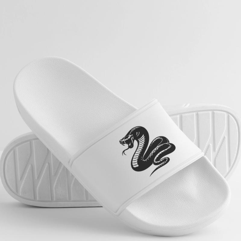 Snake Python Silhouette Women’s Pool Sliders