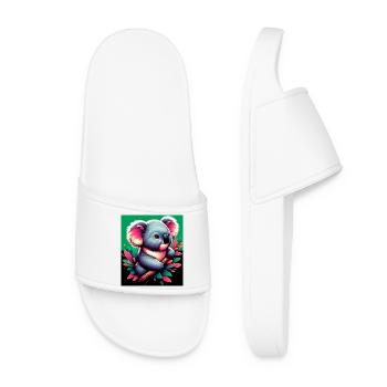 Koala - Claquettes Femme - blanc - Devant