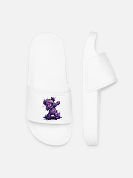 Zombie Teddy Dab - Frauen Badelatschen - Weiß