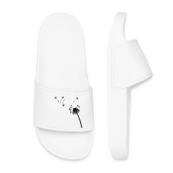 Pissenlit de Silhouette - Claquettes Femme - blanc - Devant