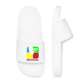 Breakdancing - Women’s Pool Sliders - white - Front