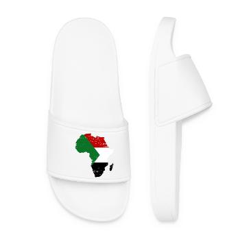 Sudan_Flagge_Afrika_used - Frauen Badelatschen - Weiß - Vorne