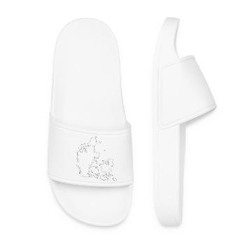 Denmark map - Women’s Pool Sliders - white - Front
