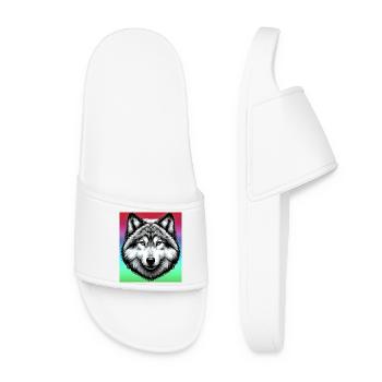 Loup - Claquettes Femme - blanc - Devant