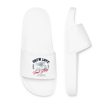 Crew Love #cruiseshipcrew - Women’s Pool Sliders - white - Front