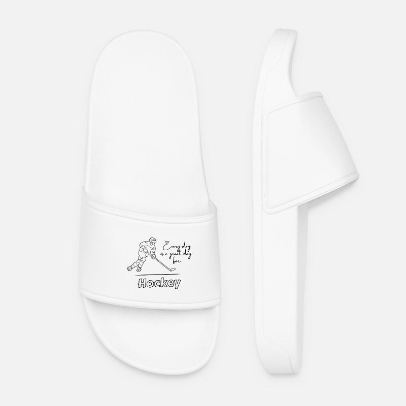 Every day is a great day for hockey - Women’s Pool Sliders - white