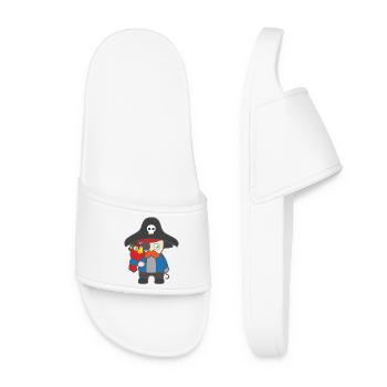 Children motive Shirtmotiv Pirate shirt pirate with macaw - Women’s Pool Sliders - white - Front