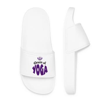 yoga - Frauen Badelatschen - Weiß - Vorne