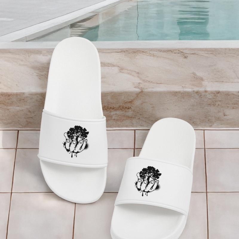 A tree held by a hand Women’s Pool Sliders