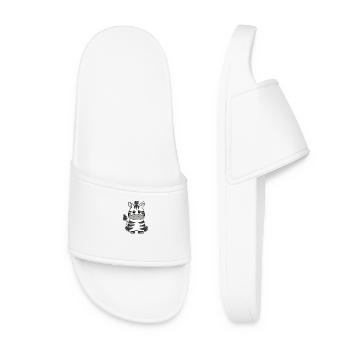 zèbre - Claquettes Femme - blanc - Devant