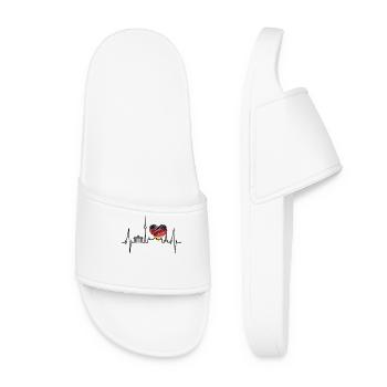 Berlin coup de cœur Berlin Skyline cadeau fan - Claquettes Femme - blanc - Devant