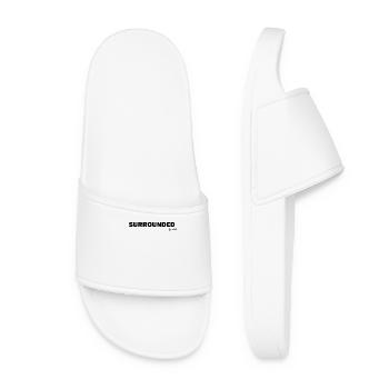 Surrounded by idiots - Women’s Pool Sliders - white - Front