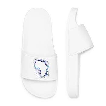 Afrika - Frauen Badelatschen - Weiß - Vorne