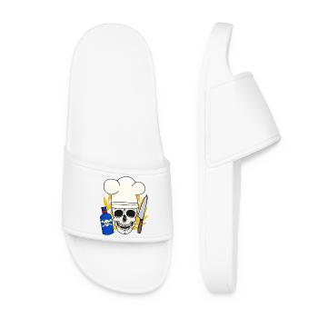 Poison Horreur Cuisine Halloween Chef - Claquettes Femme - blanc - Devant