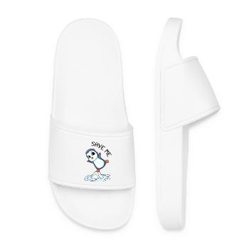 Environment Climate change Climate protection - Women’s Pool Sliders - white - Front