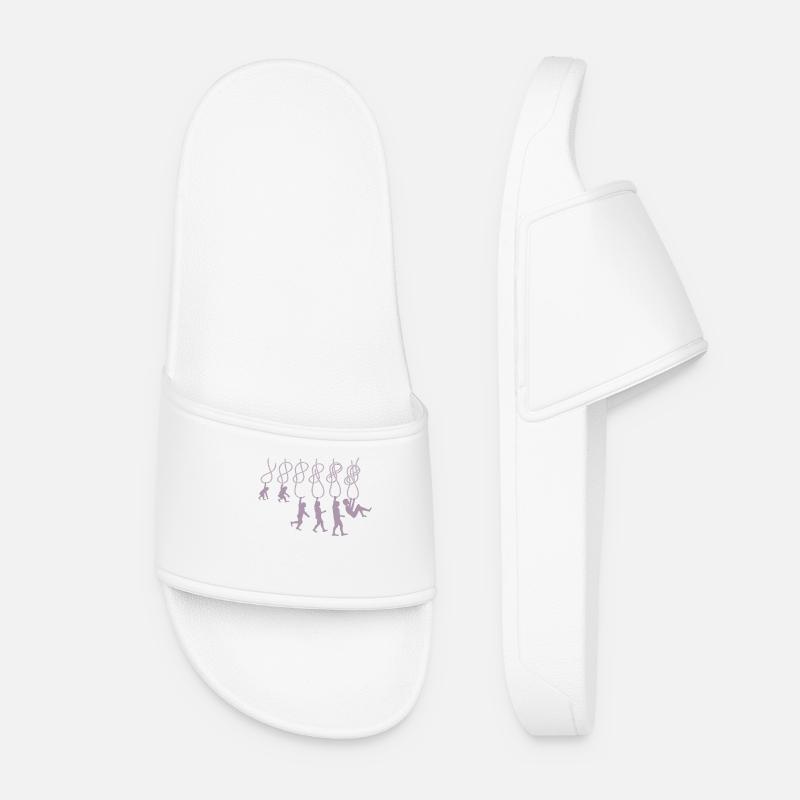 Evolution Escalade Escalade Nœud Huitième Nœud - Claquettes Femme - blanc