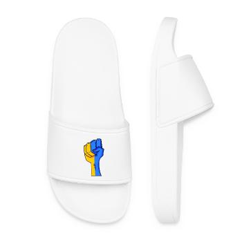 Ukraine - Women’s Pool Sliders - white - Front