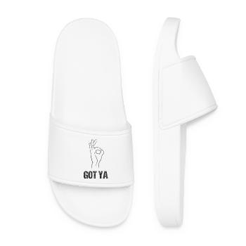 Jeu de main looked in Got Ya Hab Dich - Claquettes Femme - blanc - Devant