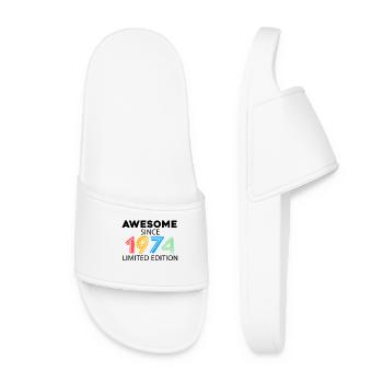 Fantastique depuis 1974 - né en 1974 - Claquettes Femme - blanc - Devant