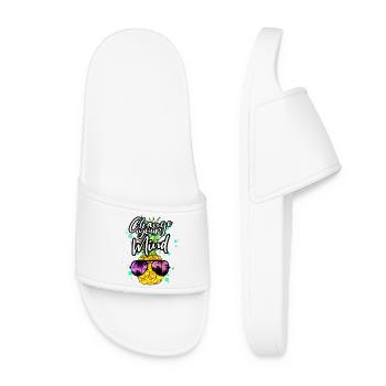 ananas frais Changez d’avis - Claquettes Femme - blanc - Devant