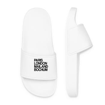 Bochum Paris London Milan Home Dear Bochumer - Women’s Pool Sliders - white - Front