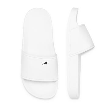 Helikopter Pocket Design - Frauen Badelatschen - Weiß - Vorne