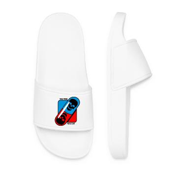 Prenez - votre - médicament - crâne - Claquettes Femme - blanc - Devant