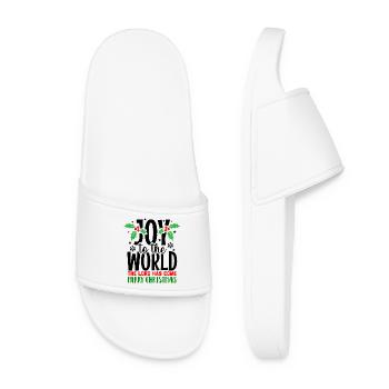 Christmas Christmas Christmas Christmas Christmas - Women’s Pool Sliders - white - Front