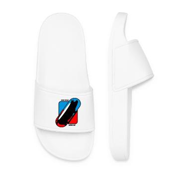 Take Your Medicine - Pig Pig - Women’s Pool Sliders - white - Front