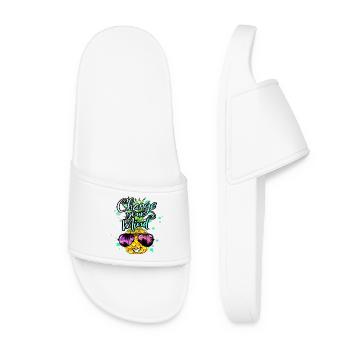 L’ananas change votre façon de penser - Claquettes Femme - blanc - Devant