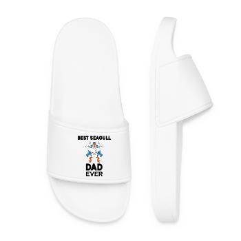 Daddy Daddy North Sea Best Seagull Dad - Women’s Pool Sliders - white - Front