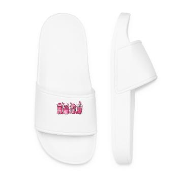Chocolat chaud sur le cancer du sein - Claquettes Femme - blanc - Devant
