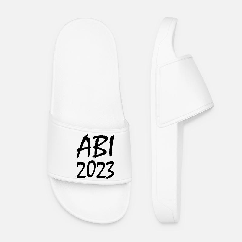 Abi 2023 - Frauen Badelatschen - Weiß