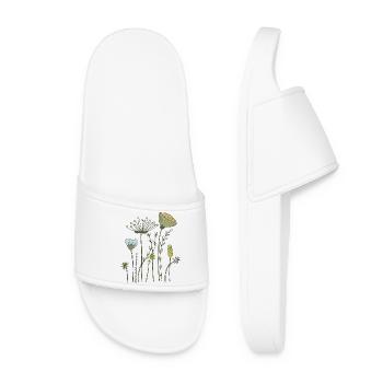 dried flowers flower meadow - Women’s Pool Sliders - white - Front