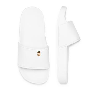 Döner Kebap Wrap Jufka Falaffel Design Kawaii - Women’s Pool Sliders - white - Front