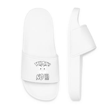 Quoi? Non! Quoi? Non! - Claquettes Femme - blanc - Devant
